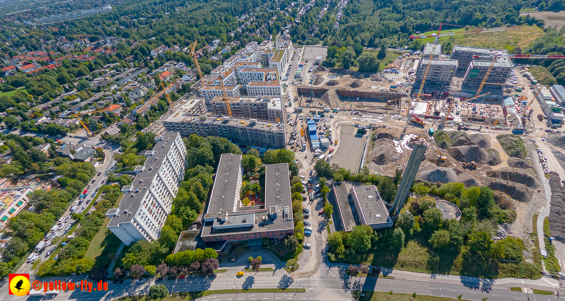 02.09.2023 - eine neue Baugrube auf dem Alexisquartier in Neuperlach